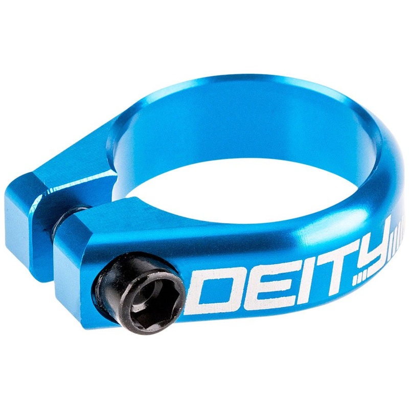 Deity Circuit Seatpost Clamp – 38.6mm – Blue