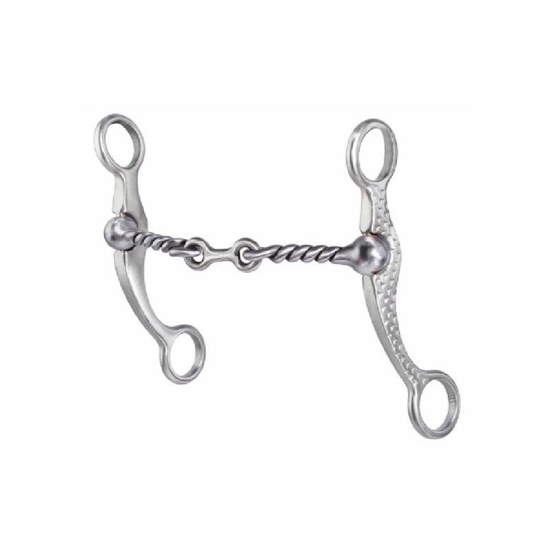 Professional’s Choice Twisted Wire Dogbone Snaffle Bit