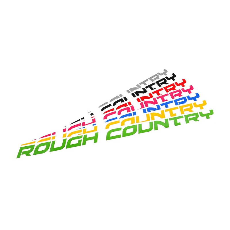 Rough Country | Rough Country Decal | 27 Inch Fender | Red | 84170RD