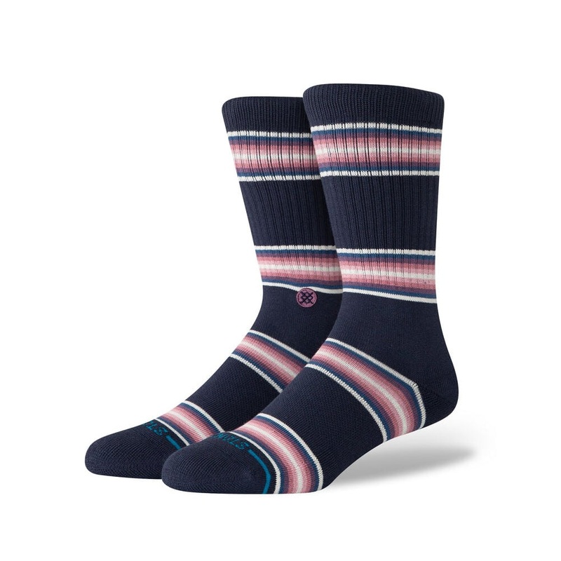 Stance Men’s Hill Top Crew Socks – Navy Navy