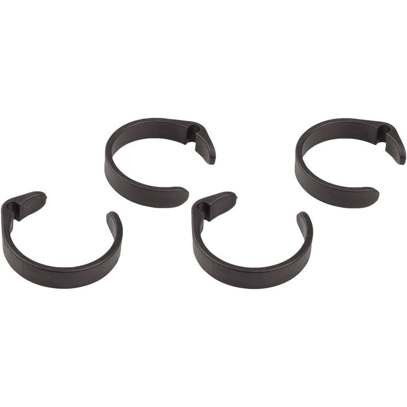 Clip Ring for E-Bike Control Wires – 28.0-31.8mm Black Pack/4