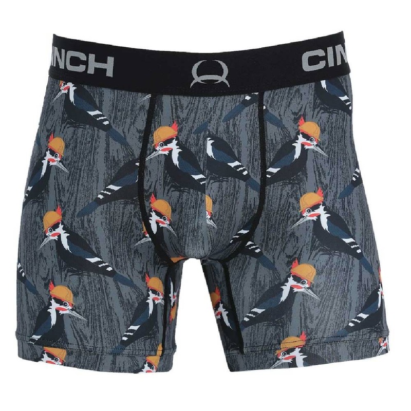Cinch Men’s Woodpecker 6″ Boxer Brief