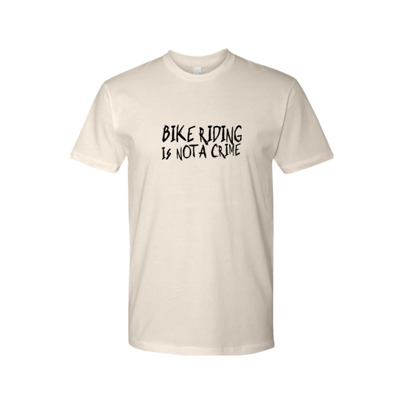 Pedal “Not A Crime” Short Sleeve Crew T-shirt ISD (FE) Stonewash Denim