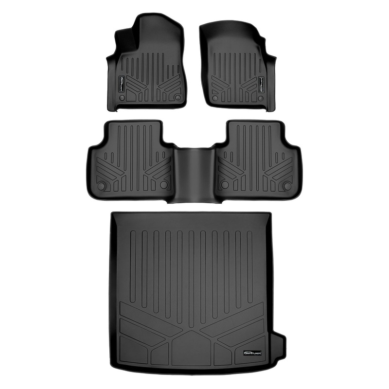 SMARTLINER Custom Fit Floor Liners For SQ8 2019-2025/Audi RS Q8 2020-2025 Black