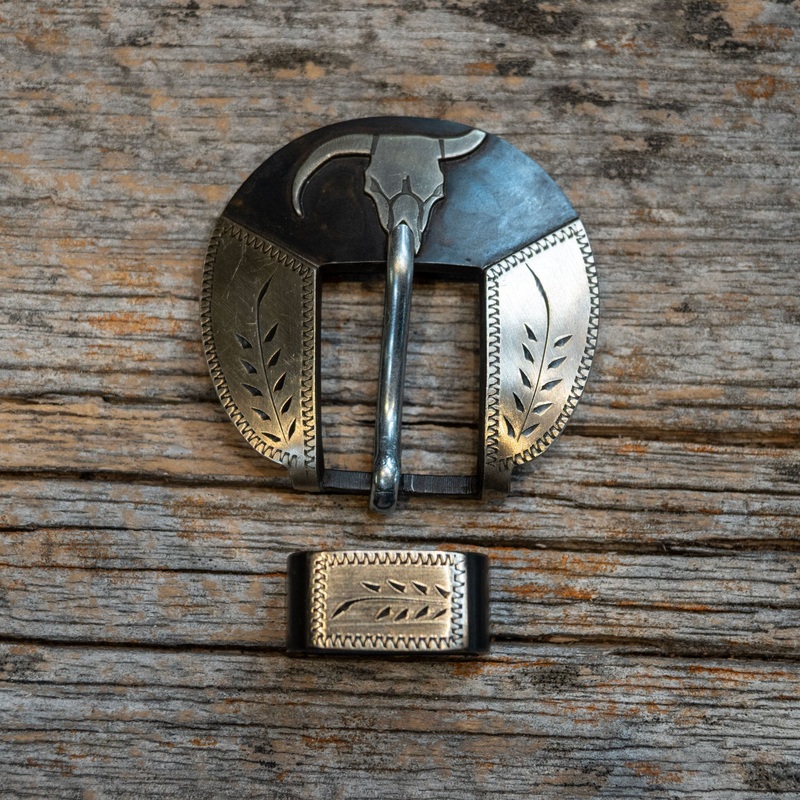 Wayne Dollar Steer Head Buckle