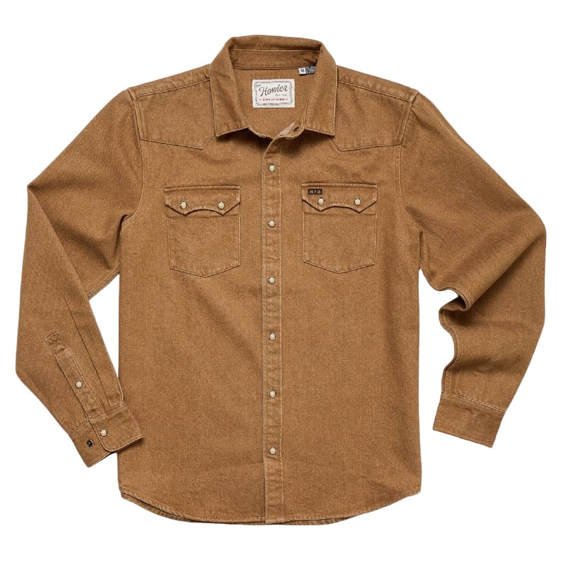 Howler Bros Dust Up Denim Snap Shirt