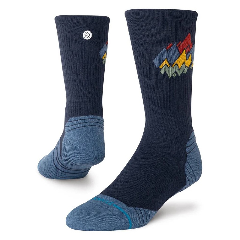 Stance Men’s Peaks Ribbed Light Performance Crew Socks