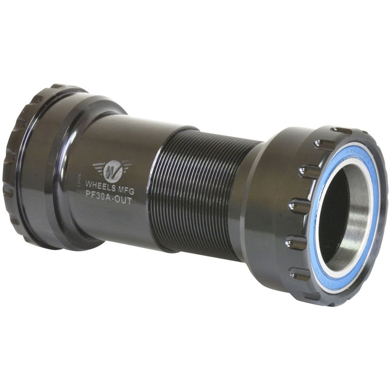 Wheels Manufacturing PF30A Frame to 30mm Spindle Outboard Thread-Together Bottom Bracket with ABEC-3 Bearings