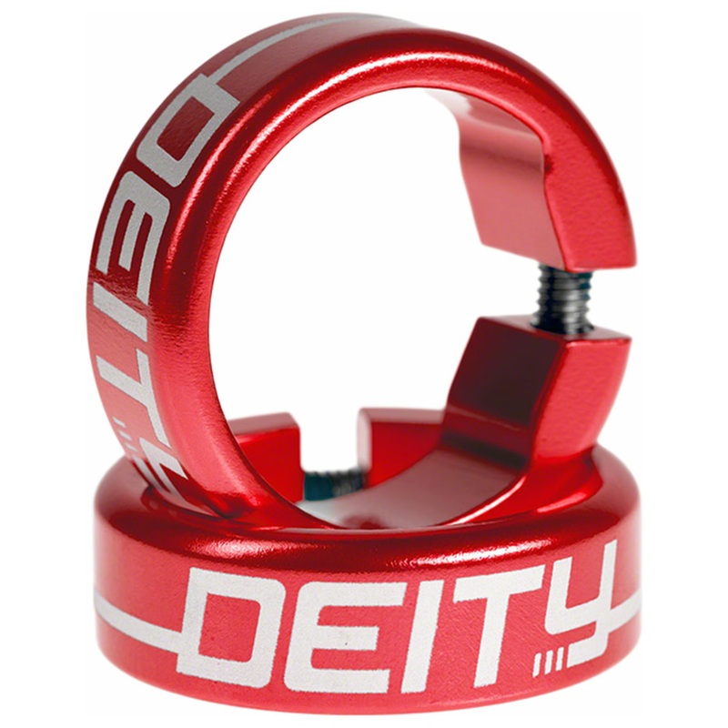 Deity Grip Clamps – Grip Clamps – Red