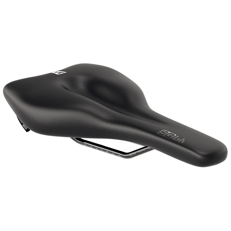 SQLab 610 M-D Active Saddle – Black – Cr-Mo Rails – 150mm Wide