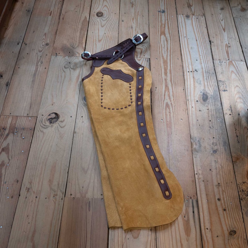 Teskey’s Med. Tan Double Pocket Shotgun Chaps