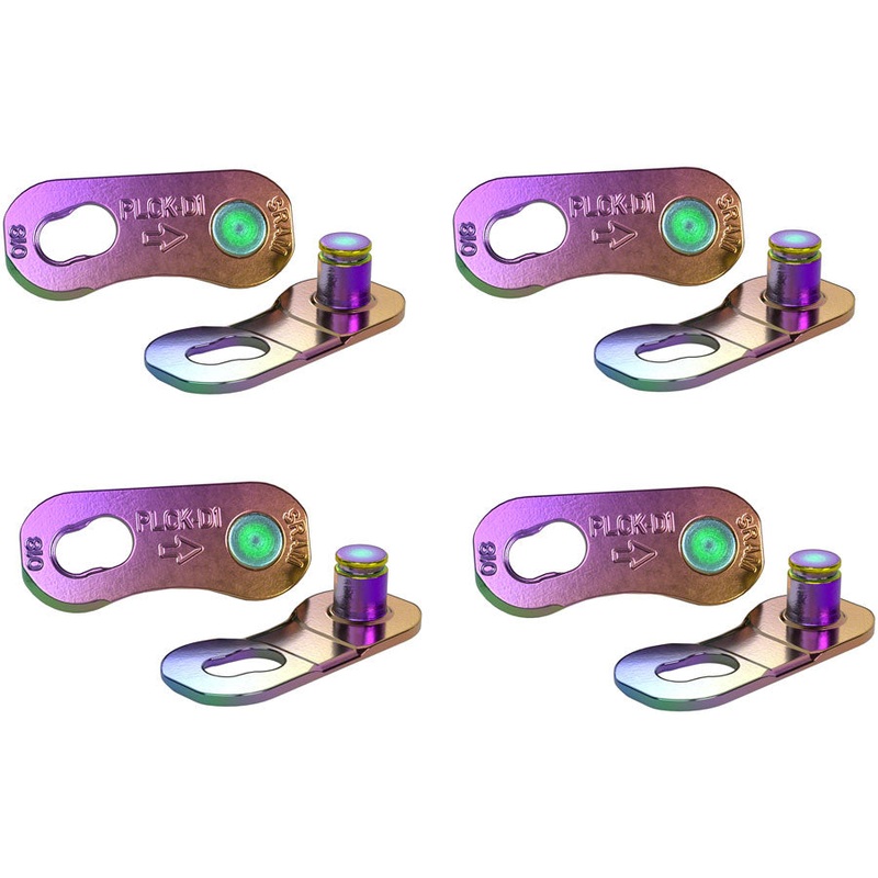 SRAM RED PowerLock Flattop Chain Connector Link – 12/13-speed Road Only Rainbow 4 Pack D1