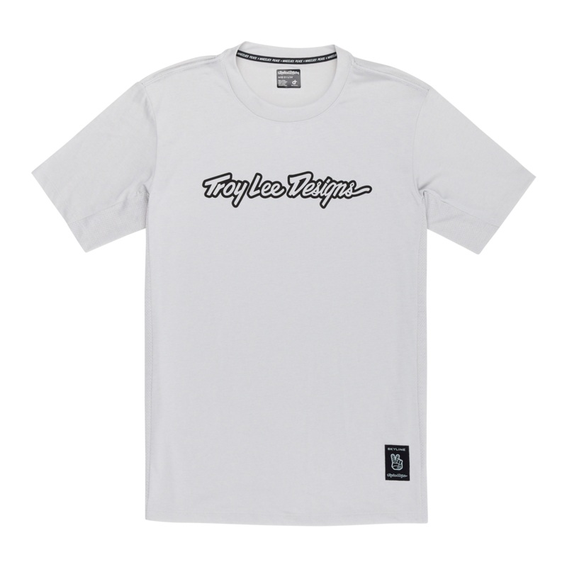 TLD Skyline Short Sleeve Ride Tee – M – Signature Mist