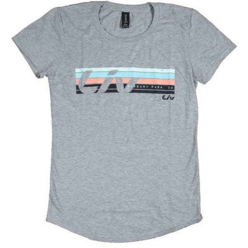 Women’s Stripes Bike Shirt Gray