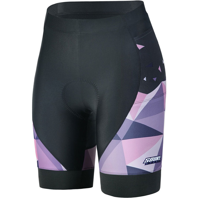 Women’s Cycling Shorts 4D Padded Quick Dry  – PS0722-Purple