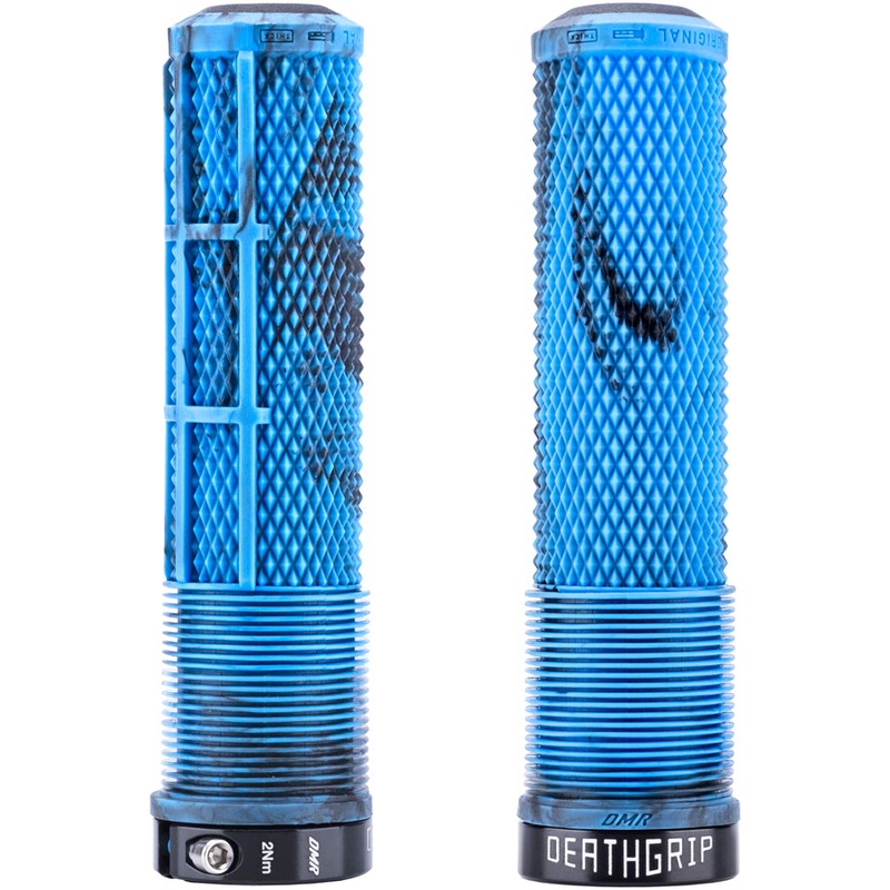 DeathGrip 2 Flangeless Grips – Thick Lock-On Blue Mable