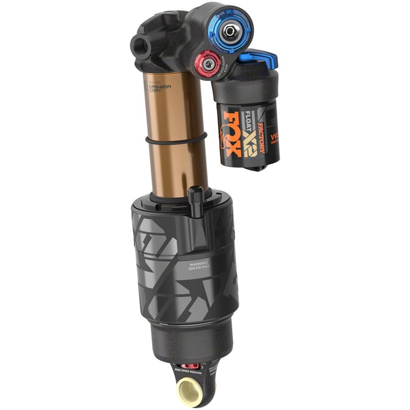 FOX FLOAT X2 Factory Rear Shock – Trunnion Metric, 185 x 50 mm, 2-Position Lever, Kashima Coat