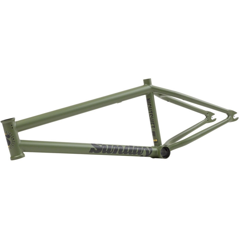 Sunday Nightshift BMX Frame – 20.75″ TT Matte Army Green