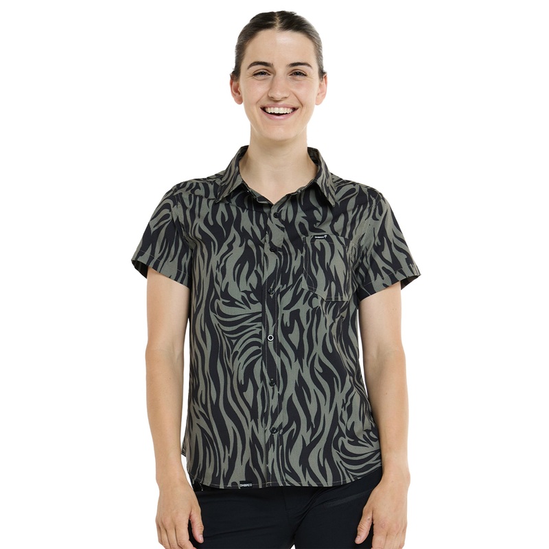 DHaRCO Women’s Tech Party Shirt – Women’s M – Cypress