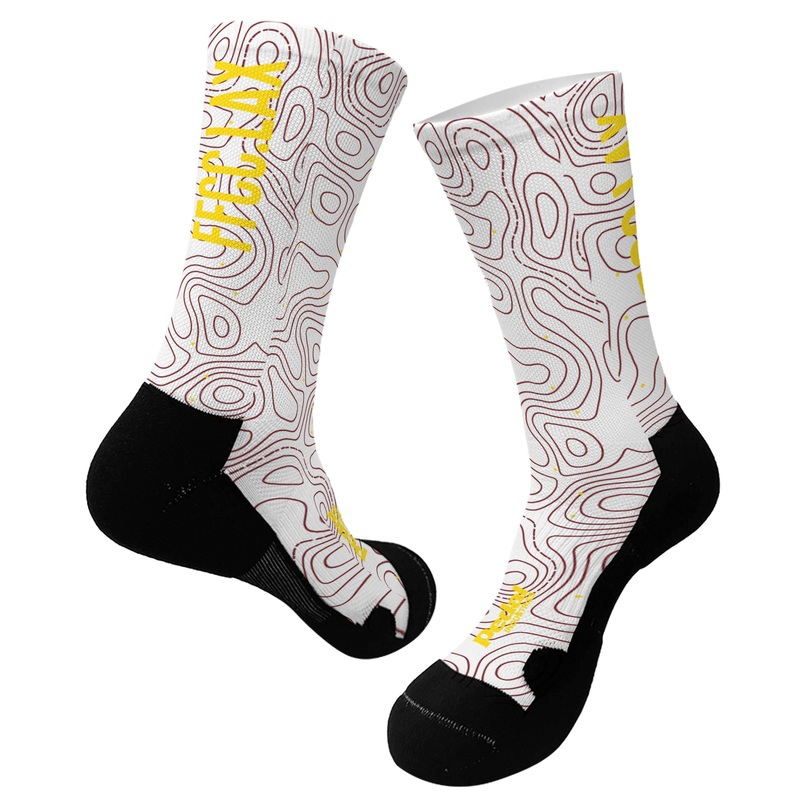 Fireflies 2024 SUBLIMATED SOCK WHITE
