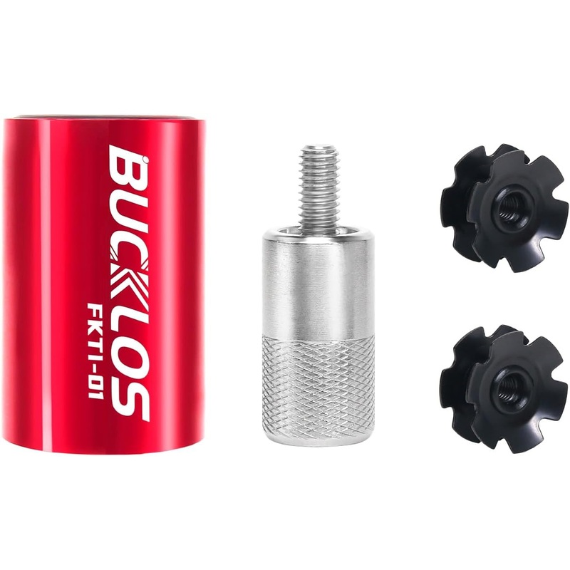 FKTI-01 Bike Fork Star Nut Setting Install Tool with Free Star Nuts and Spare Special Screws Introductory Version