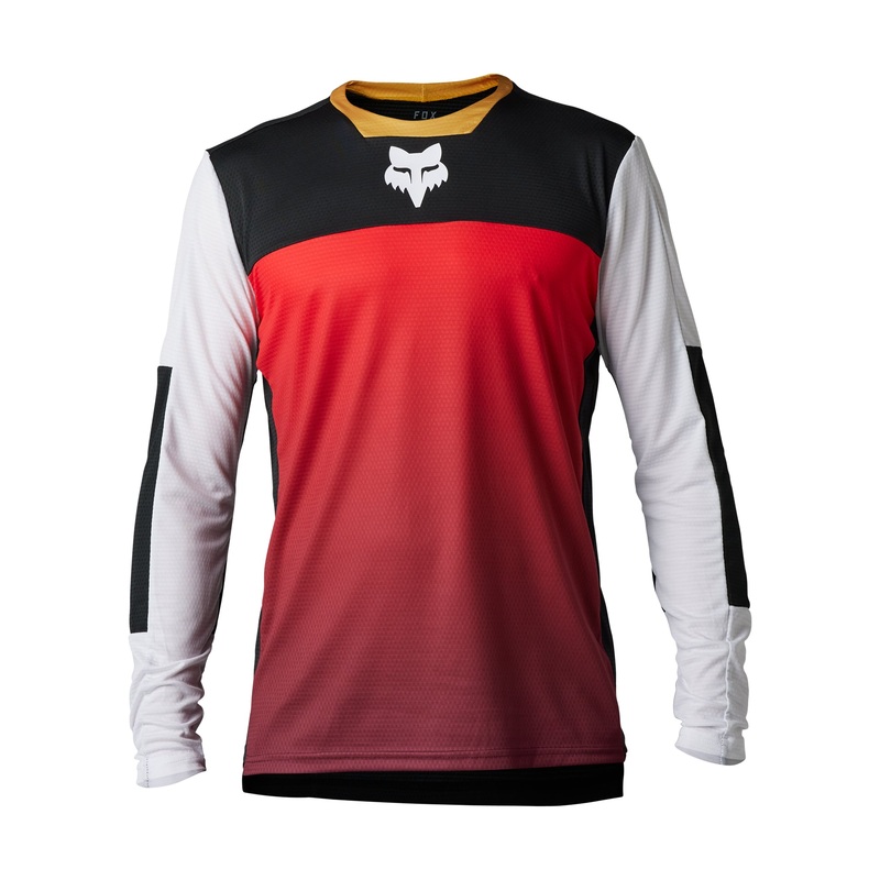 Fox Defend Aurora Long Sleeve Jersey – L – Black – White