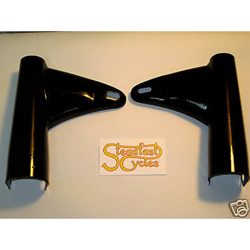 Headlight ears Triumph T120 TR6 97-1887/8  1963 64 65 66 67 headlamp bracket set