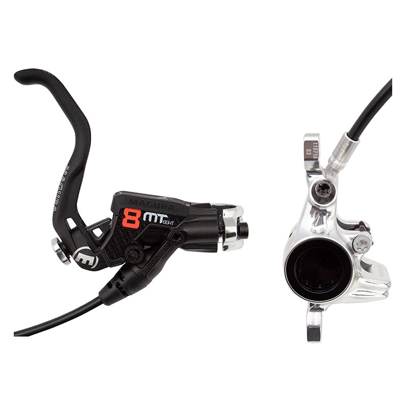 Magura MT8 Pro Disc Brake Lever – Front Rear Hydraulic Post Mount BLK/Chrome