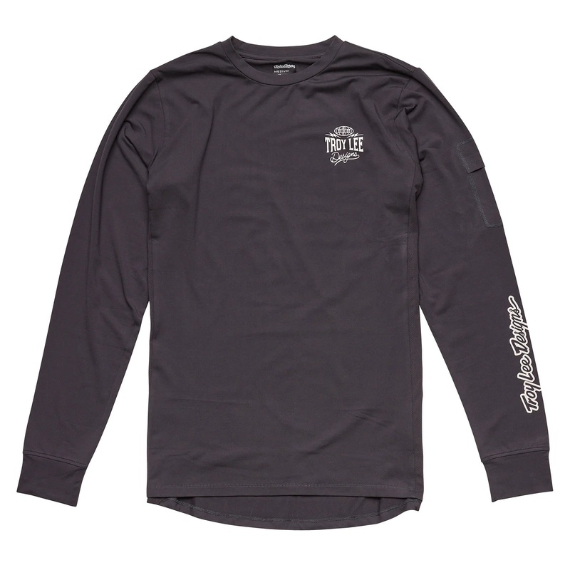 TLD Ruckus Long Sleeve Ride Youth Tee – Youth M – Bolts Carbon