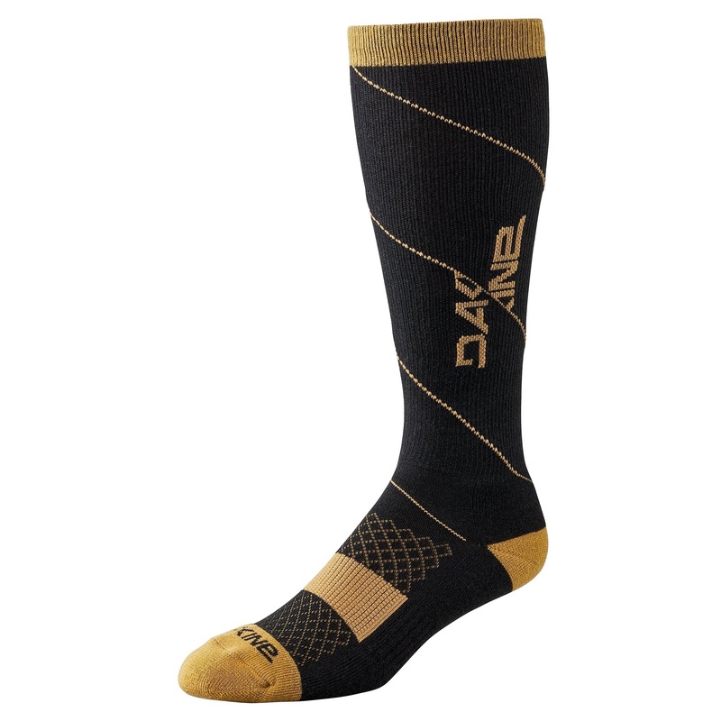 Dakine Berm Tall Socks – M/L – Black/Tan
