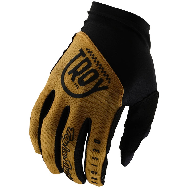 Troy Lee Designs Flowline Glove  Eyez Gold X-Large