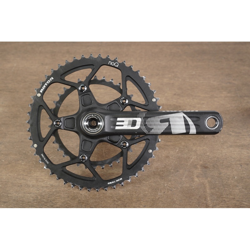 170mm 50/34T BB30 Rotor 3D NoQ Road Crankset