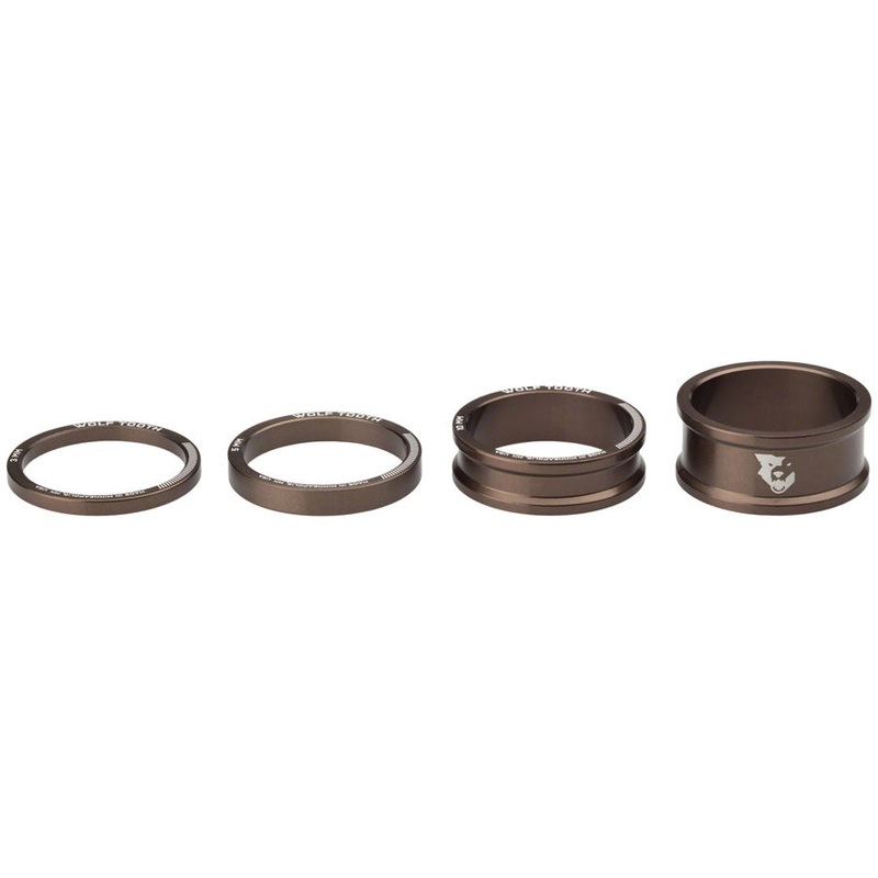Precision Headset Spacers – 3/5/10/15mm Espresso