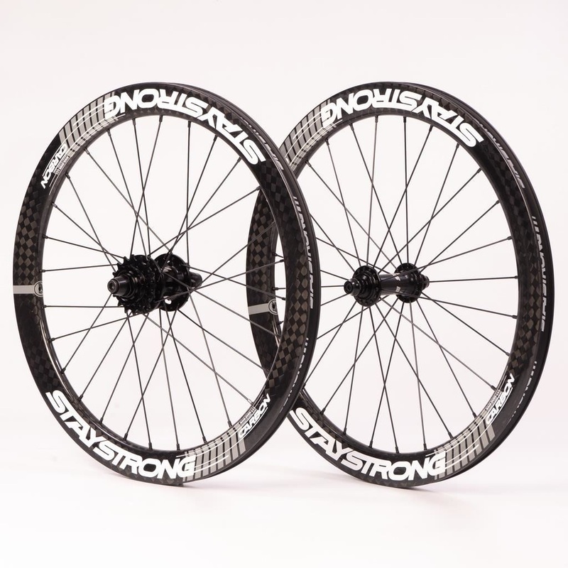 Stay Strong Carbon Race DVSN V3 20″ Disc Race Wheelset – Carbon/ 1-1/8″