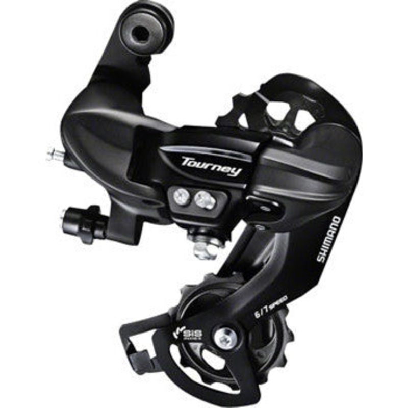 Shimano Tourney RD-TY300-SGS Rear Derailleur – 6,7 Speed, Long Cage, Black, Shimano Rear Direct Mount