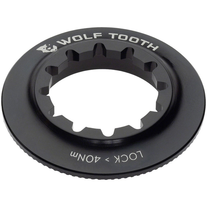 Wolf Tooth Centerlock Rotor Lockring – Internal Splined, Black