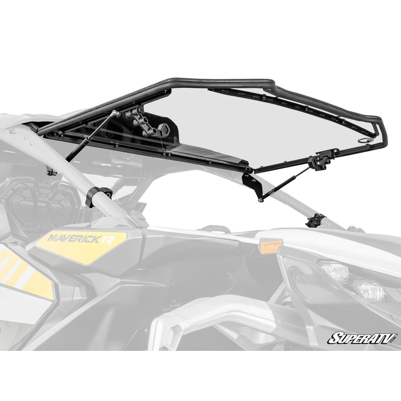 Can-Am Maverick R Scratch-Resistant Flip Windshield