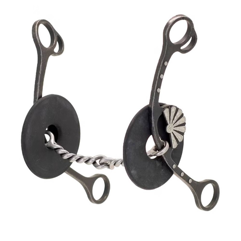 Cowboy Tack Fan Concho Twisted Gag Bit