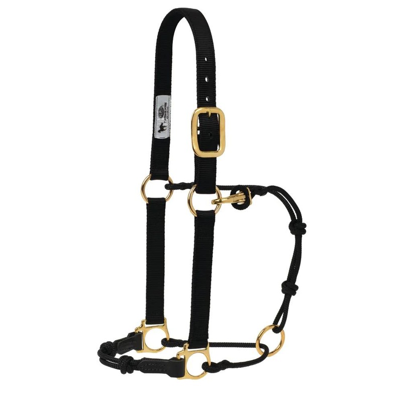 Weaver Horseman’s Halter Black/Black