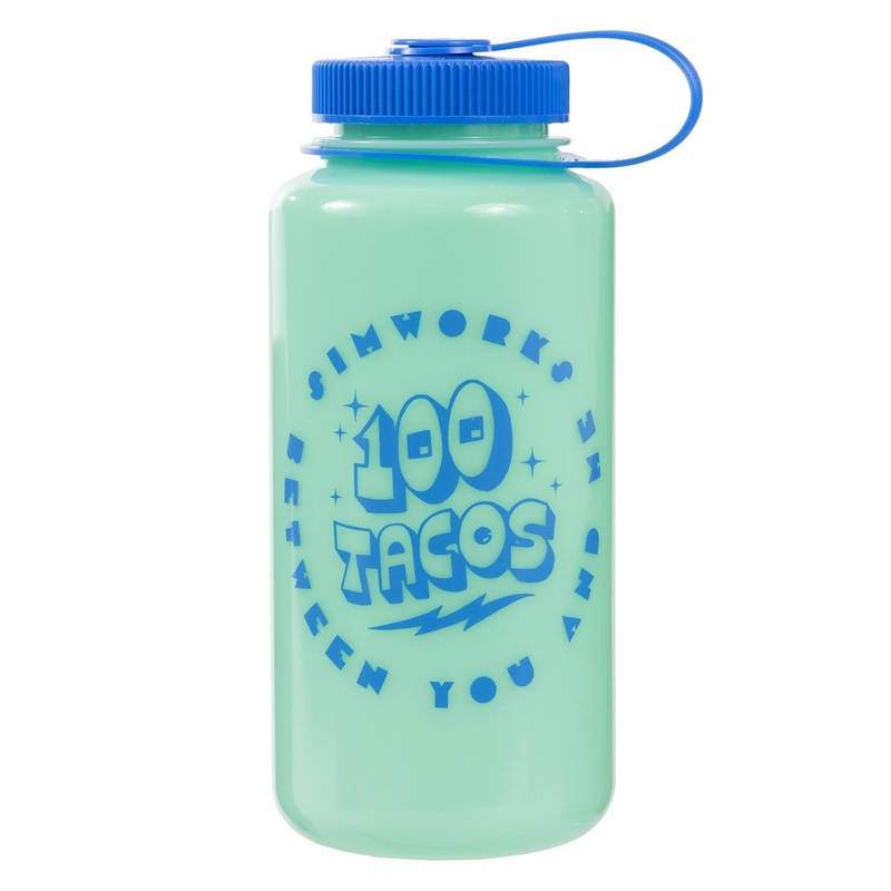 100 TACOS x SIMWORKS Nalgene 32oz Wide Mouth Bottle