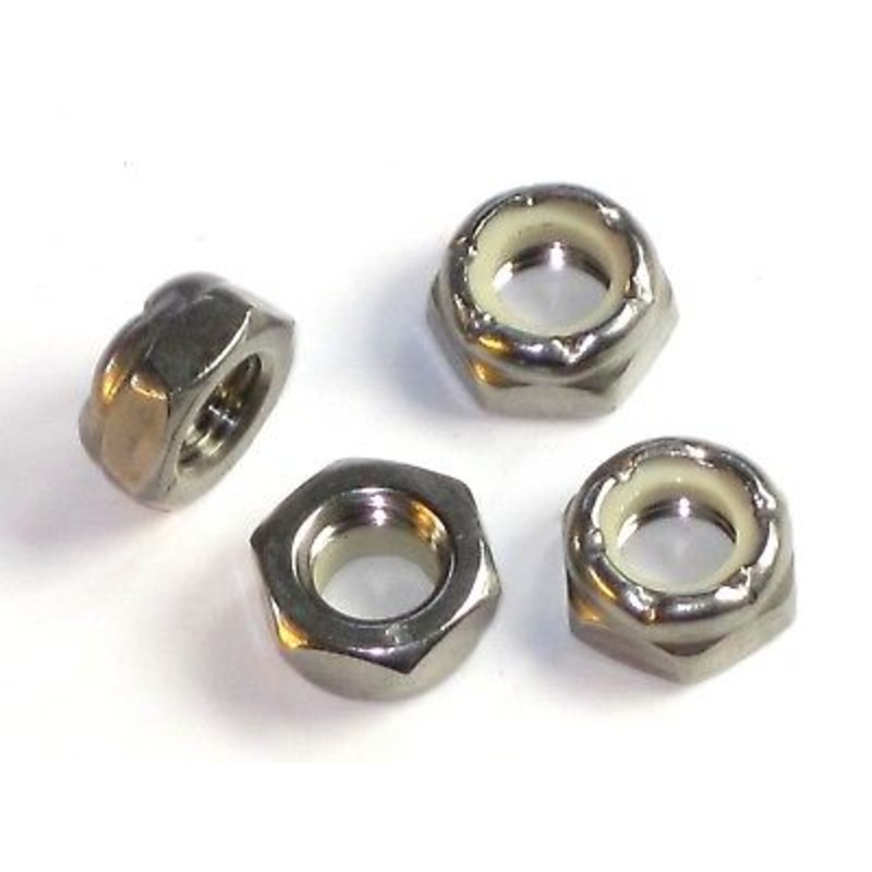 4 Nylock Locknut Nut 5/16″ X 24″ 1/2″w X 1/4″h Triumph Norton BSA low profile