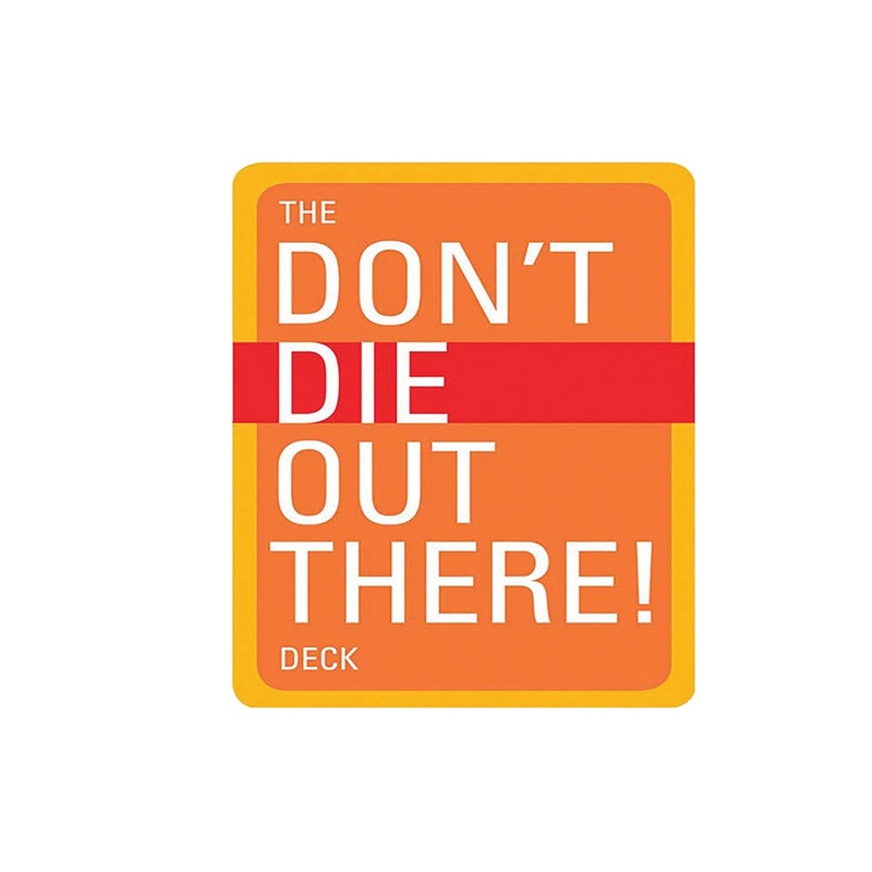 Don’t Die Out There Card Deck Orange