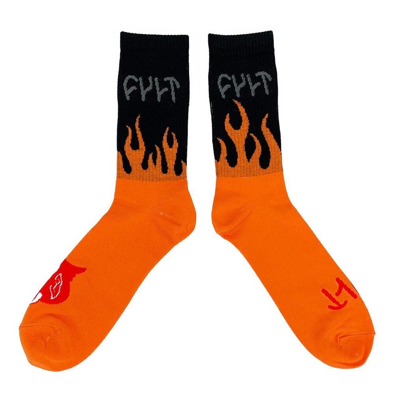Cult I’m Bad Socks Black/Orange