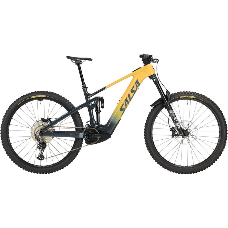 Salsa Notch C Deore 12 Ebike – 29″ Carbon Slate / Apricot X-Large