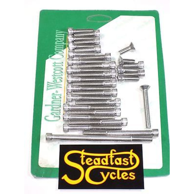 Triumph T150 Engine allen screw set 1969 to 74 Trident Triple Zinc BSA A75