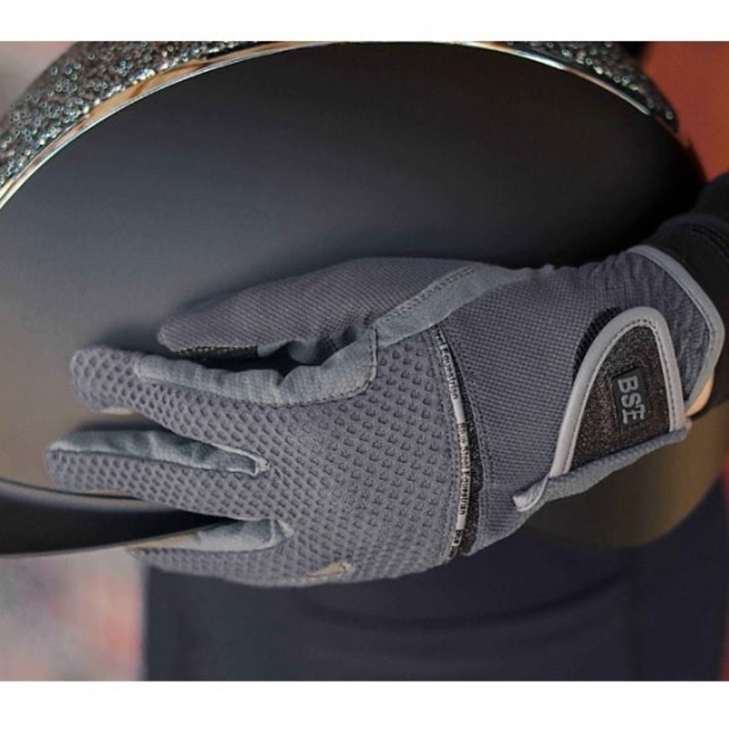 BSE Gloves Black Glitter Galore