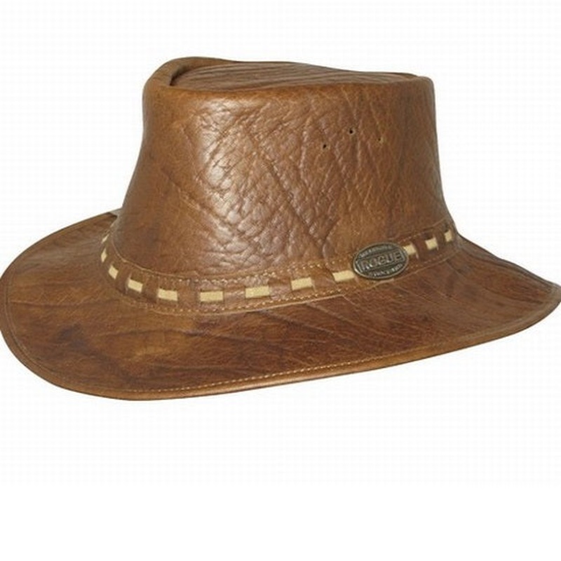 Hat inyati tan full leather genuine buffalo rogue