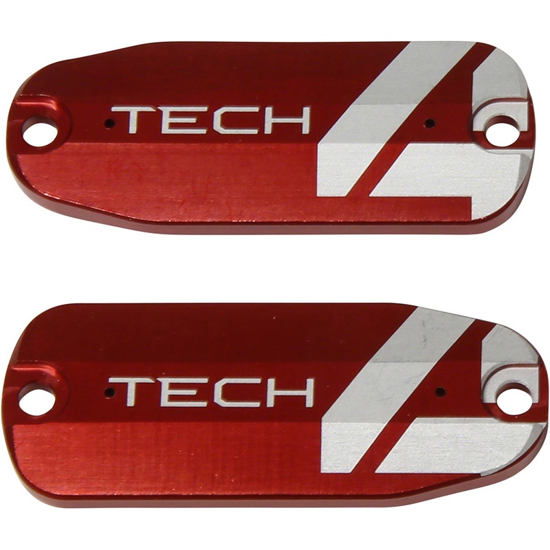 Hope Tech 4 Brake Lever Reservoir Lid – Red, Pair