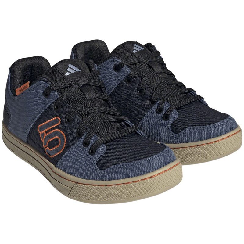 Five Ten Freerider Canvas Flat Shoes – Mens Core Legend Ink/Wonder Steel/Impact Orange 11.5