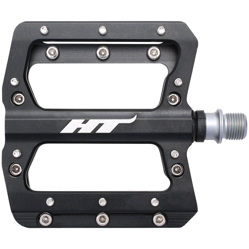 HT Components AN14A Pedals – Platform, Aluminum, 9/16″, Black